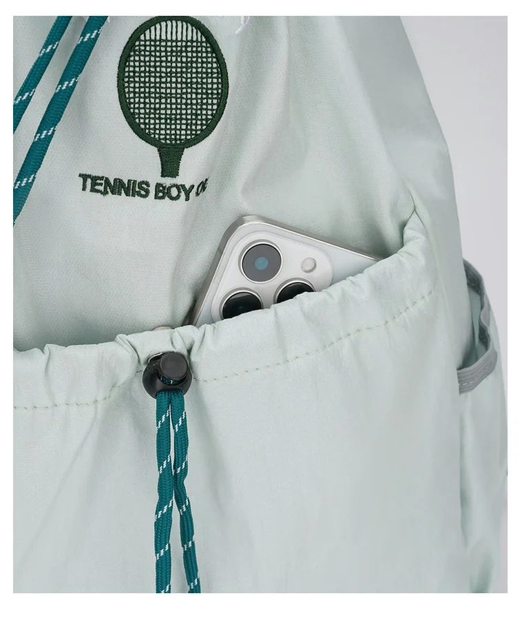 Drawcord Backpack with a Wide Gathered Front Pocket FS-021A by Feima Bag