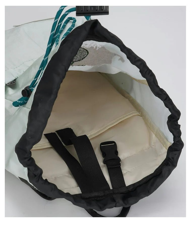 Drawcord Backpack with a Wide Gathered Front Pocket FS-021A by Feima Bag