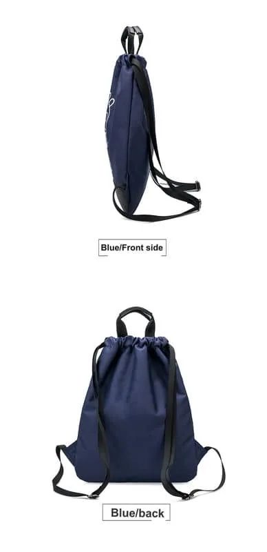 Character Print Drawstring Backpack with Black Base FS-023A by Feima Bag