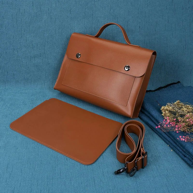 Twin-Fastener Flap Work Bag FD-036 by Feima Bag