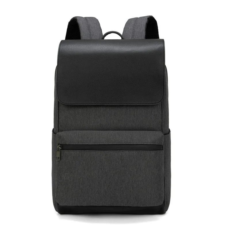 Flap-Top Laptop Backpack with Front Zip Pocket FD-047 by Feima Bag