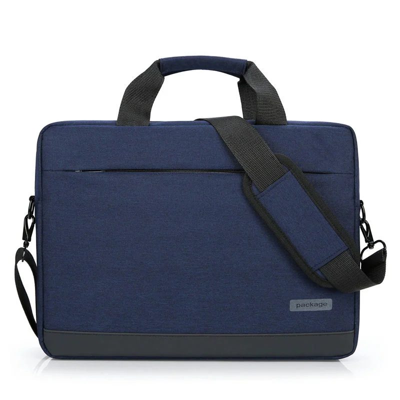 Laptop briefcase with front zip and shoulder strap FD-064 by Feima Bag