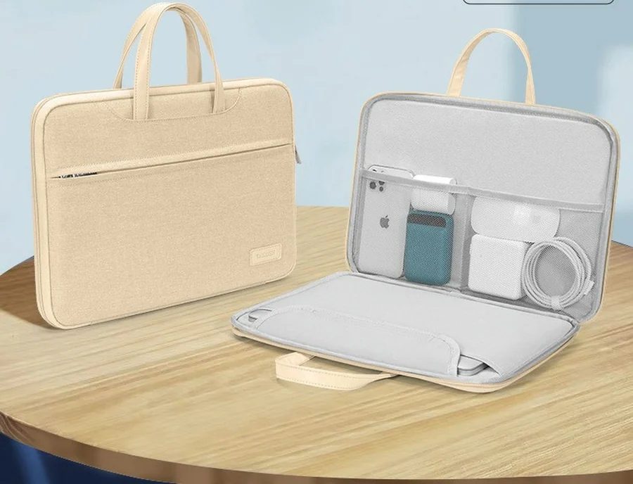 Flat-Opening Laptop Case with Handles FD-066 by Feima Bag