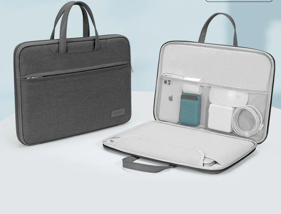 Flat-Opening Laptop Case with Handles FD-066 by Feima Bag
