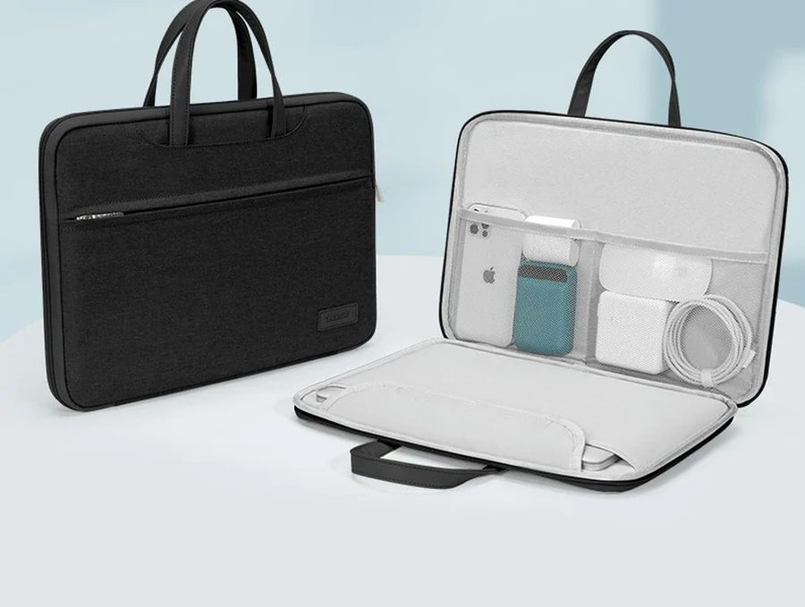 Flat-Opening Laptop Case with Handles FD-066 by Feima Bag