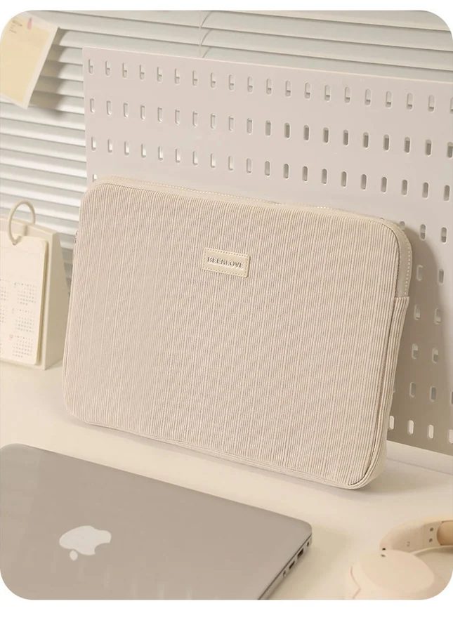 Ribbed Laptop Sleeve in Two Outer Sizes FD-077 by Feima Bag