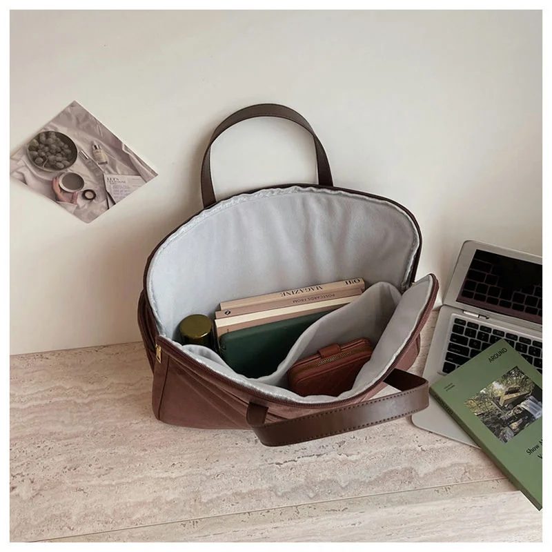 Laptop Carry Bag with Raised Front Pockets FD-084 by Feima Bag