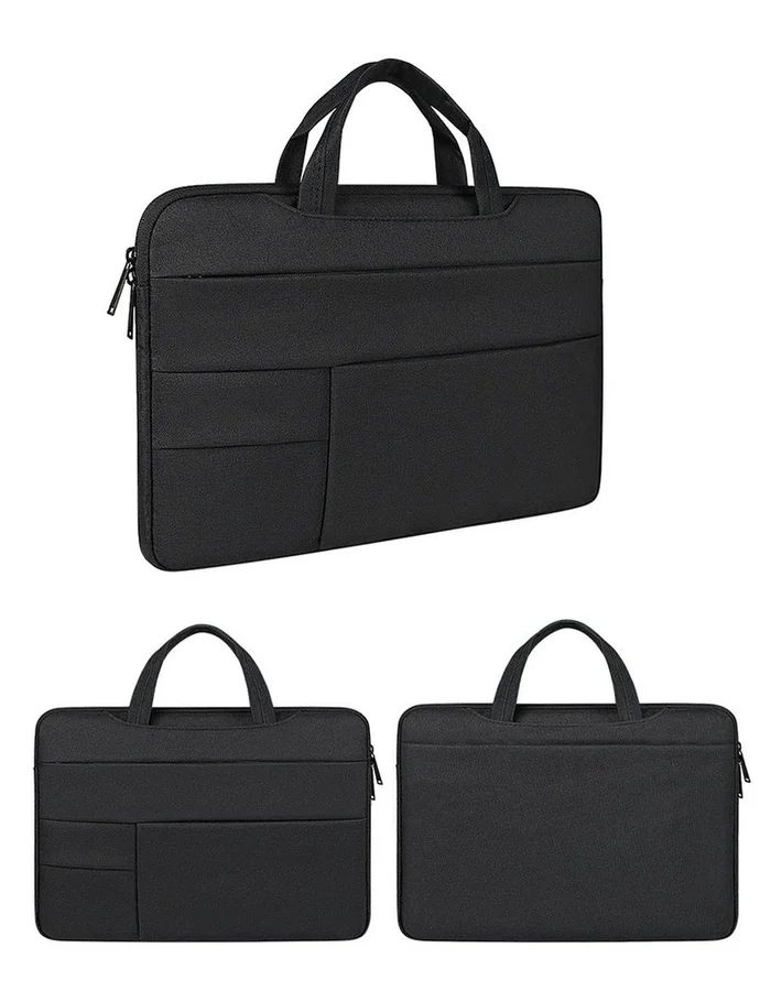 Panelled Laptop Carry Bag with Front Zip FD-086 by Feima Bag