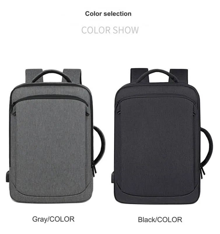 Convertible Laptop Backpack with Stowable Straps FD-088 by Feima Bag