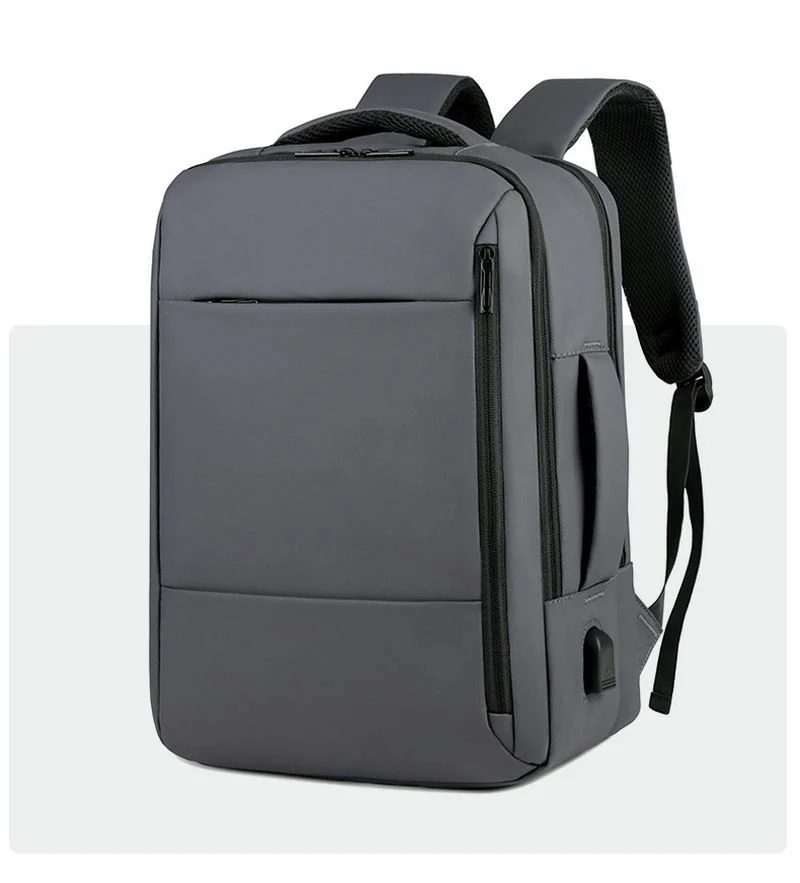 Laptop Backpack with Side Handle and Broad Front Panel FD-089 by Feima Bag