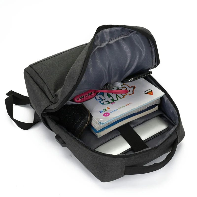Slim Laptop Backpack with Two Front Pocket Shapes FD-094 by Feima Bag