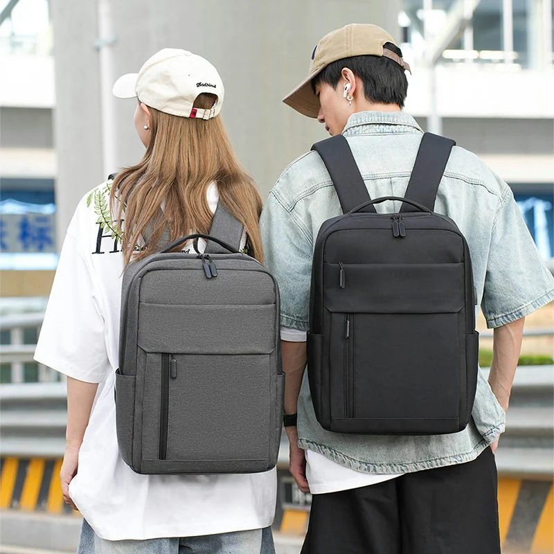 Slim Laptop Backpack with Two Front Pocket Shapes FD-094 by Feima Bag