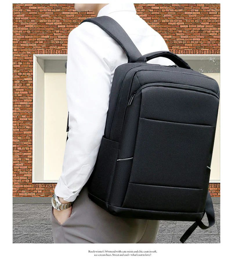 Oxford Backpack with Layered Front Storage FD-098 by Feima Bag