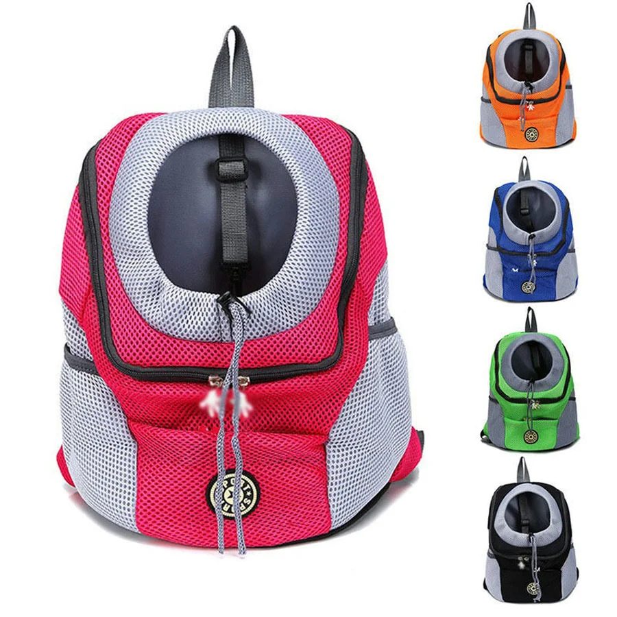 Upright Pet-Carrier Backpack with Mesh Panels FP-004 by Feima Bag