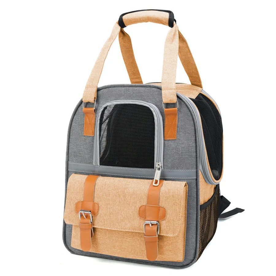 Pet backpack with an arched mesh window FP-014 by Feima Bag