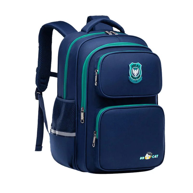 Piped School Backpack with Two Front Pockets FG-053 by Feima Bag