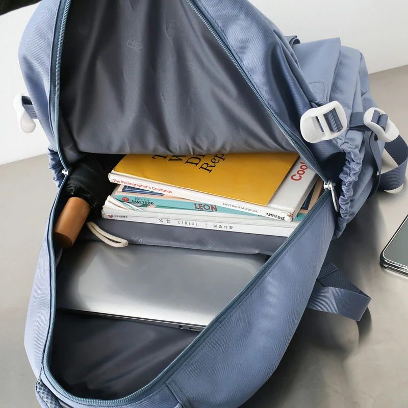 School Backpack with Three Front Pockets FG-059 by Feima Bag