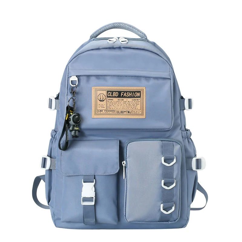 School Backpack with Three Front Pockets FG-059 by Feima Bag