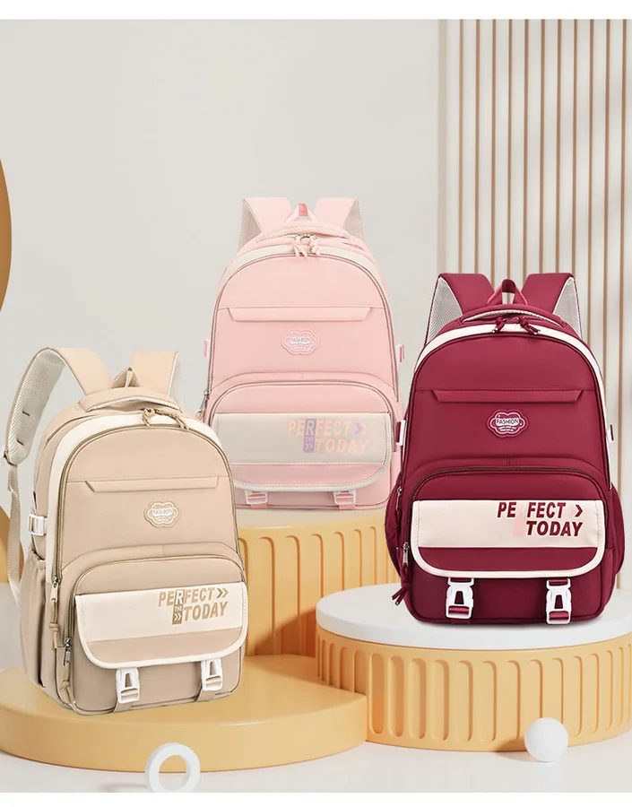 School Backpack with Clipped Lower Flap FG-062A by Feima Bag