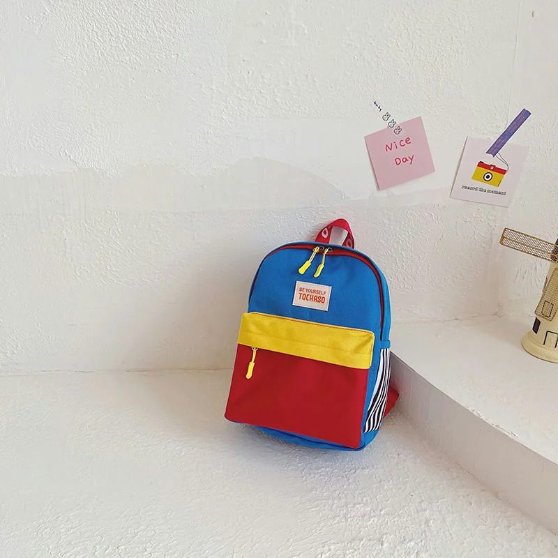 Small Backpack with Covered Front Zip Pocket FG-085 by Feima Bag
