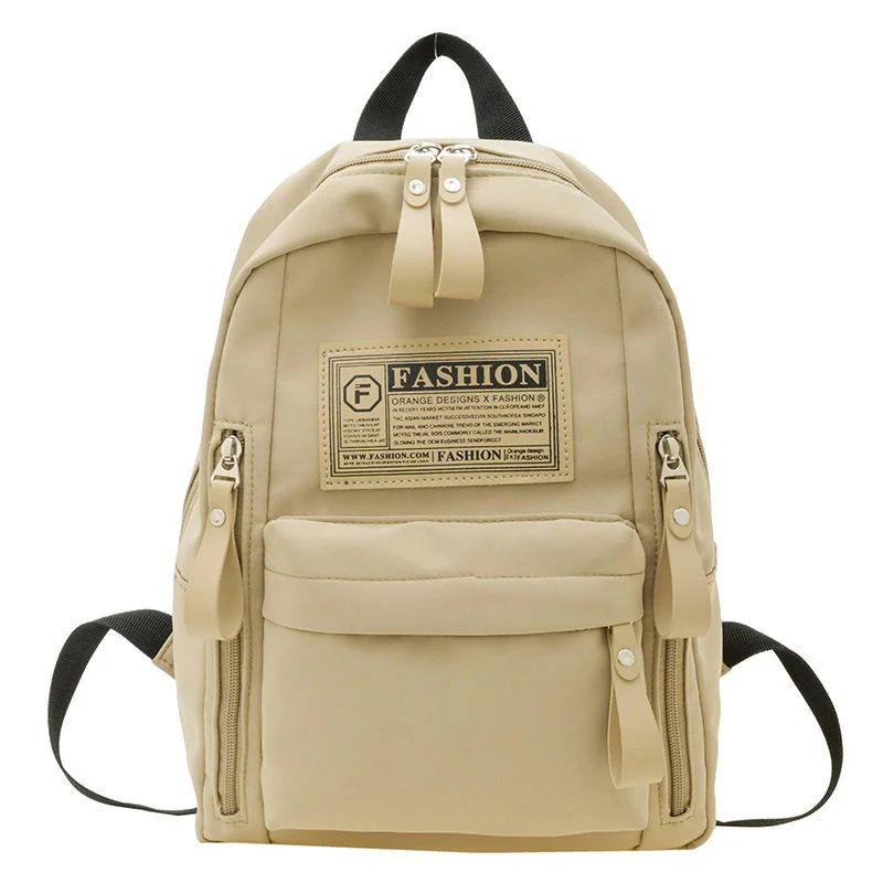 School Backpack with Contrasting Zip Pulls FG-090 by Feima Bag