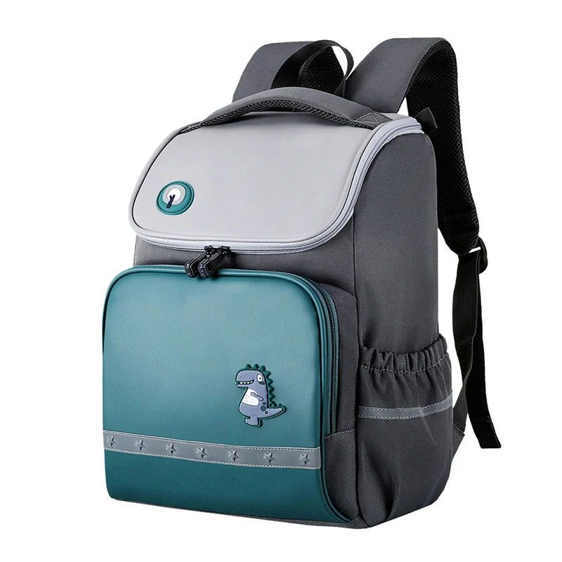 School Backpack with Rounded Flap and Box Front Pocket FG-103A by Feima Bag