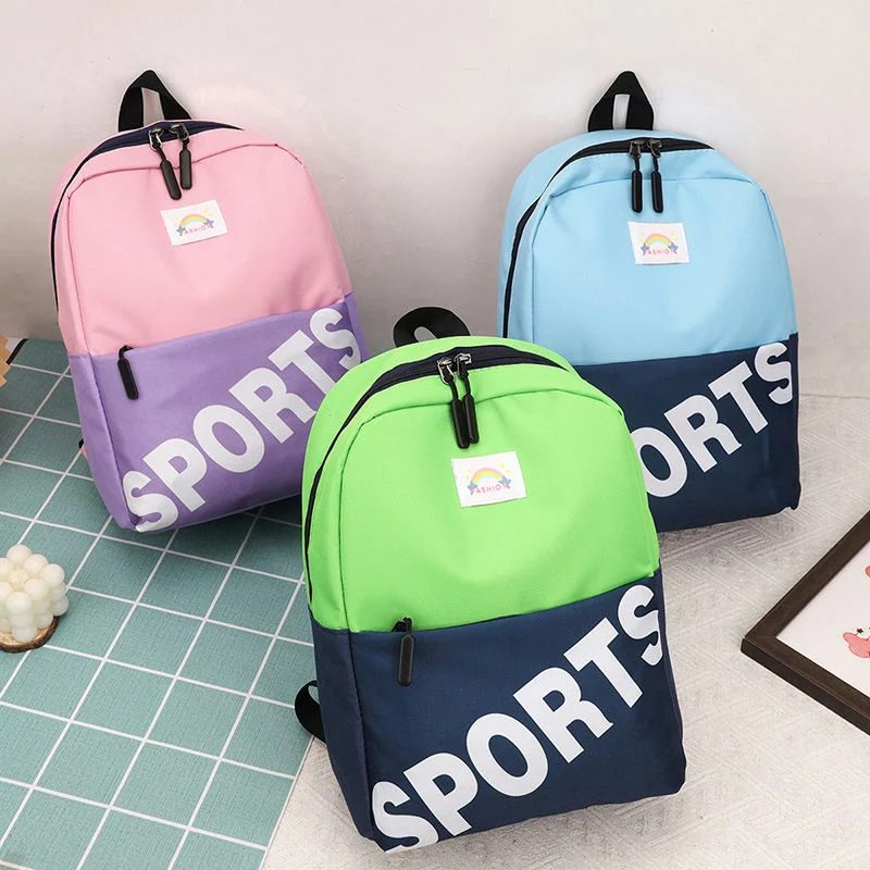School Backpack with Contrast Front Pocket FG-111 by Feima Bag