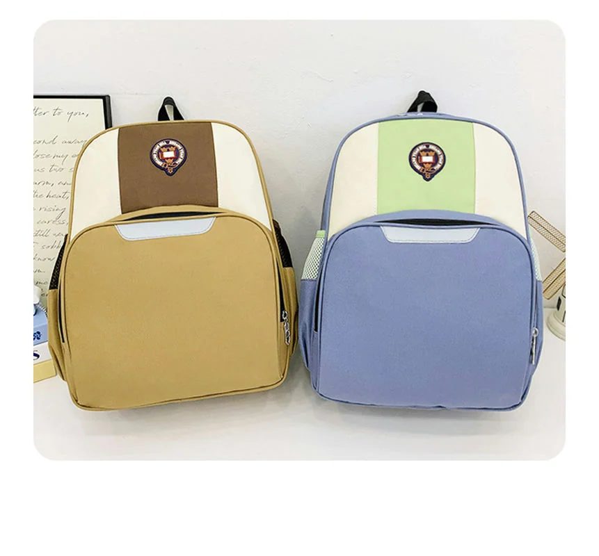 Two-size school backpack with large front zip pocket FG-112 by Feima Bag