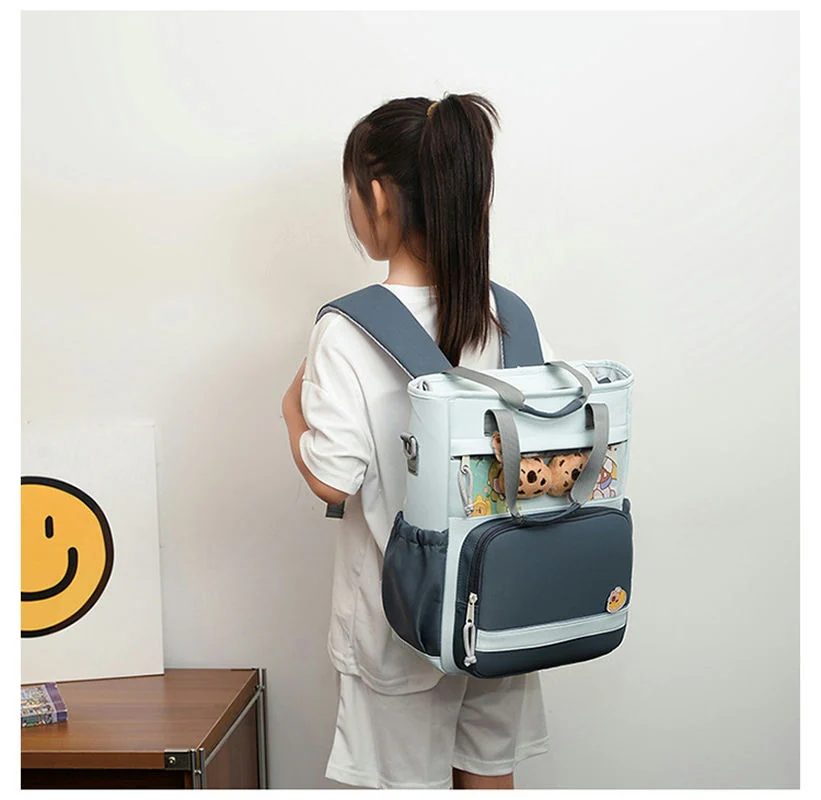 Tote Backpack with a Clear Display Pocket FG-113 by Feima Bag