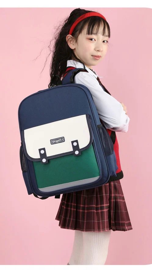 School Backpack with Matching Book Tote Option FG-121 by Feima Bag