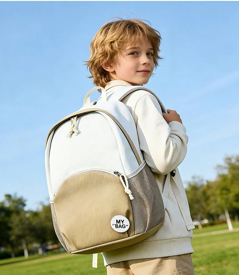 Rounded School Backpack with Mesh Side Pockets FG-137 by Feima Bag