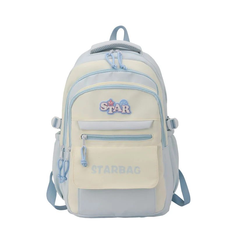 School Backpack with Layered Contrast Front Panels FG-147 by Feima Bag