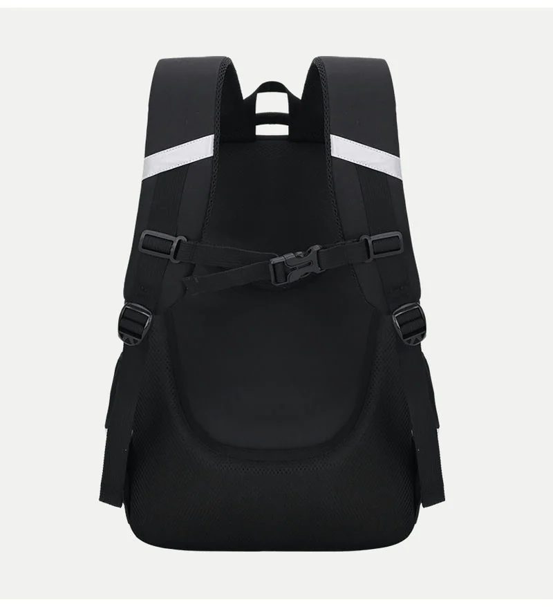 School Backpack with Chest Buckle and Layered Front Pockets FG-161 by Feima Bag