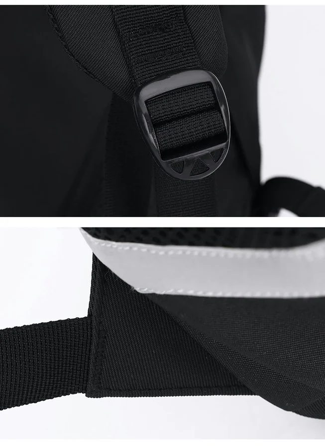 School Backpack with Chest Buckle and Layered Front Pockets FG-161 by Feima Bag