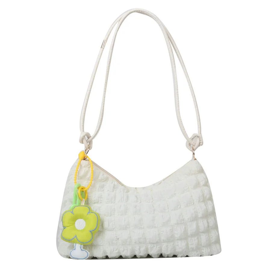 Seersucker Shoulder Bag with Knotted Strap FBB-013 by Feima Bag