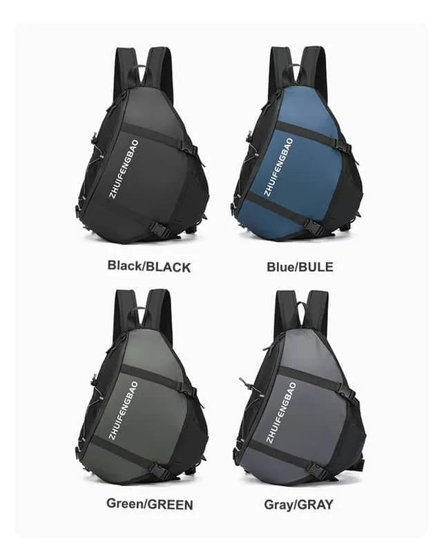 Teardrop bag with crossing buckle straps FE-126 by Feima Bag