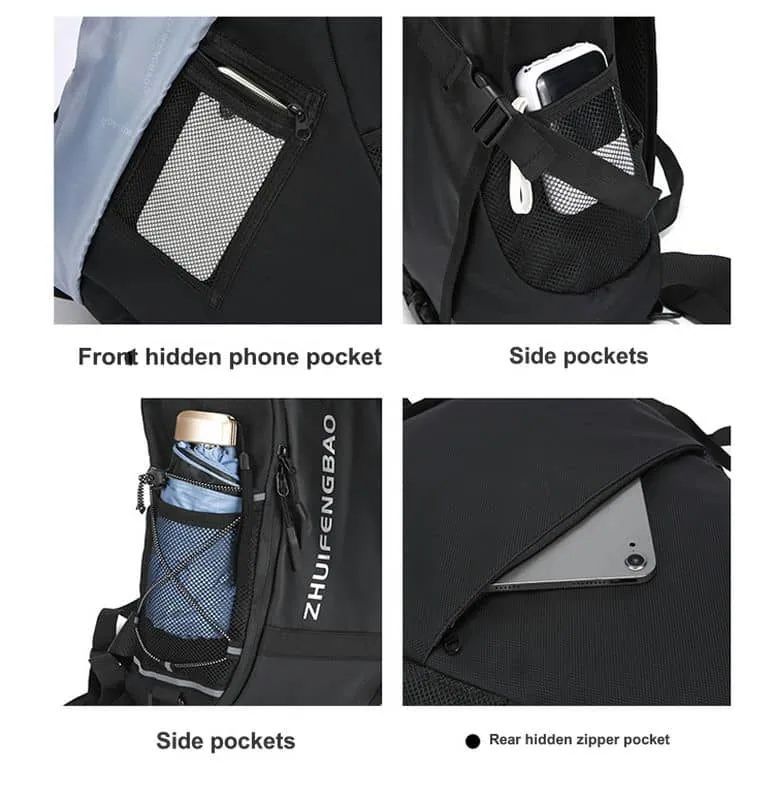 Teardrop bag with crossing buckle straps FE-126 by Feima Bag