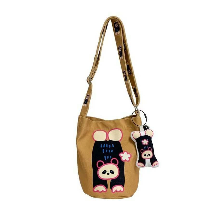 Animal-Graphic Bucket Bag with Matching Printed Strap FKS-010 by Feima Bag