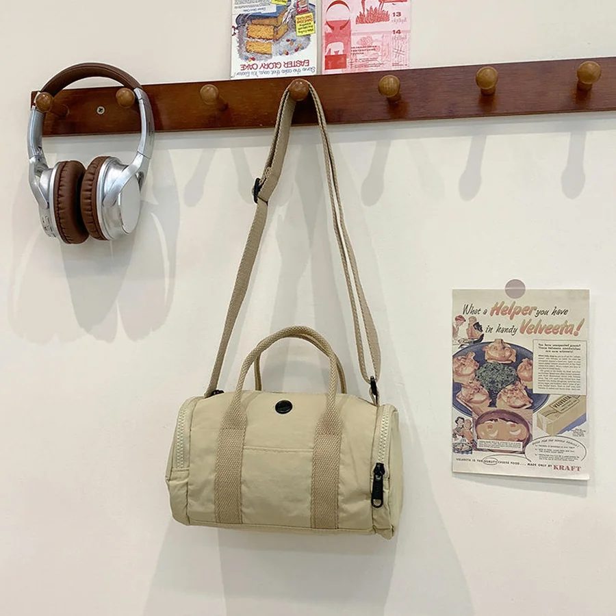 Mini Barrel Bag with Webbing Handles FKS-019 by Feima Bag