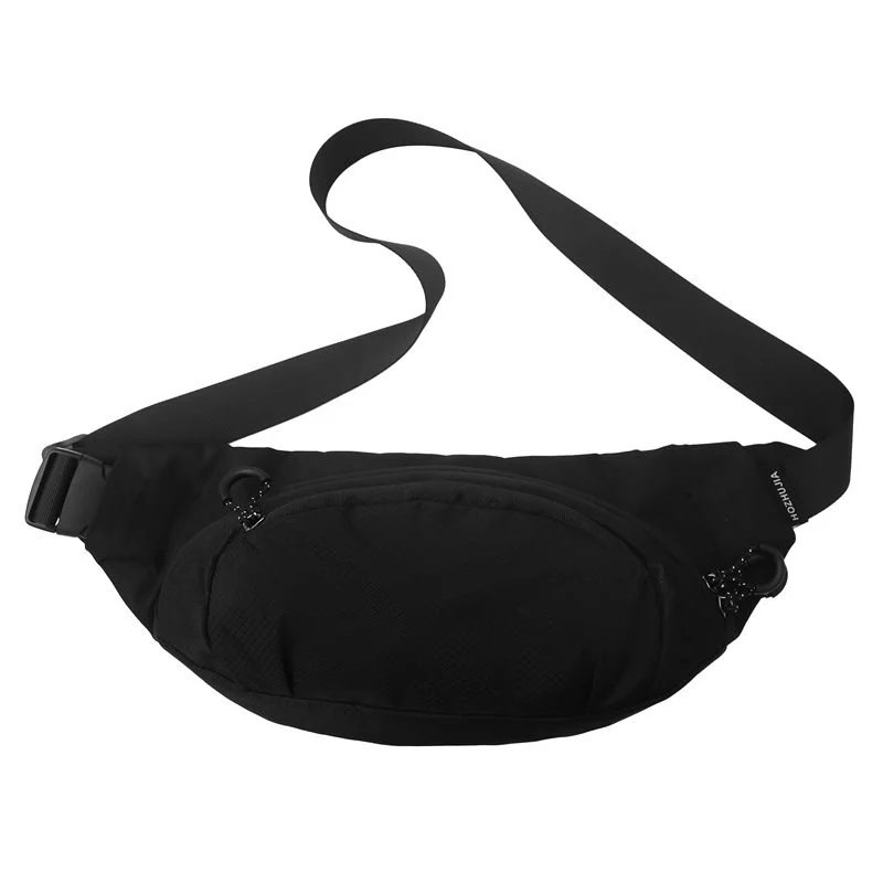 Colour-Block Belt Bag with Rounded Front Pocket FE-118 by Feima Bag