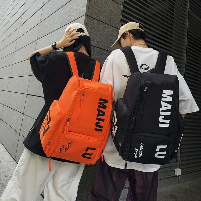 Rectangular Sports Backpack with Stacked Zip Pockets FF-183 by Feima Bag