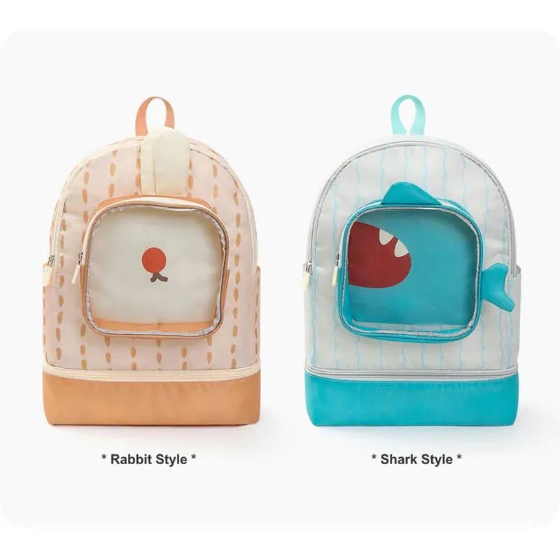 Character Swim Backpack with Clear Front Pocket FS-007 by Feima Bag