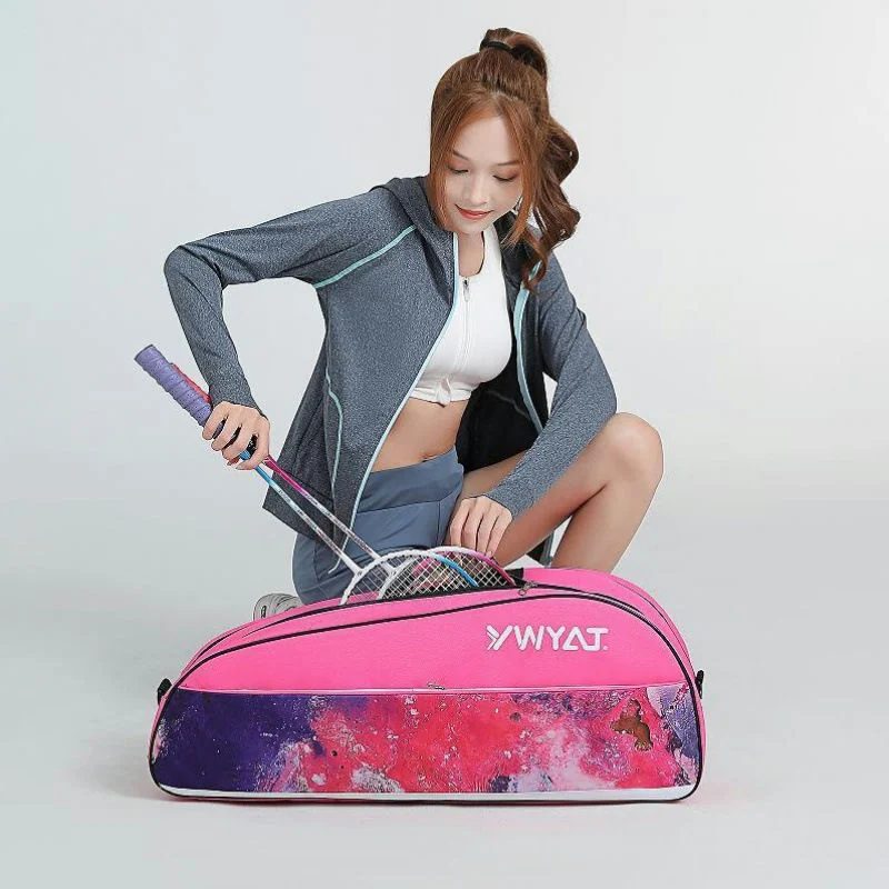 Racket Bag with Long Front Zip Pocket FS-013 by Feima Bag