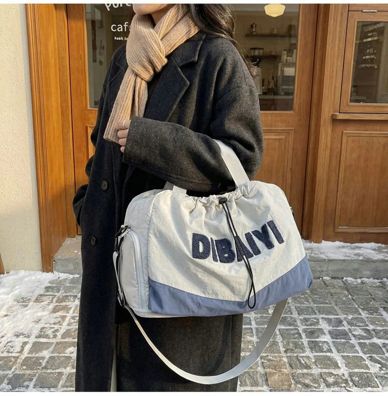 Sports Tote with Gathered Front Pocket FS-035 by Feima Bag