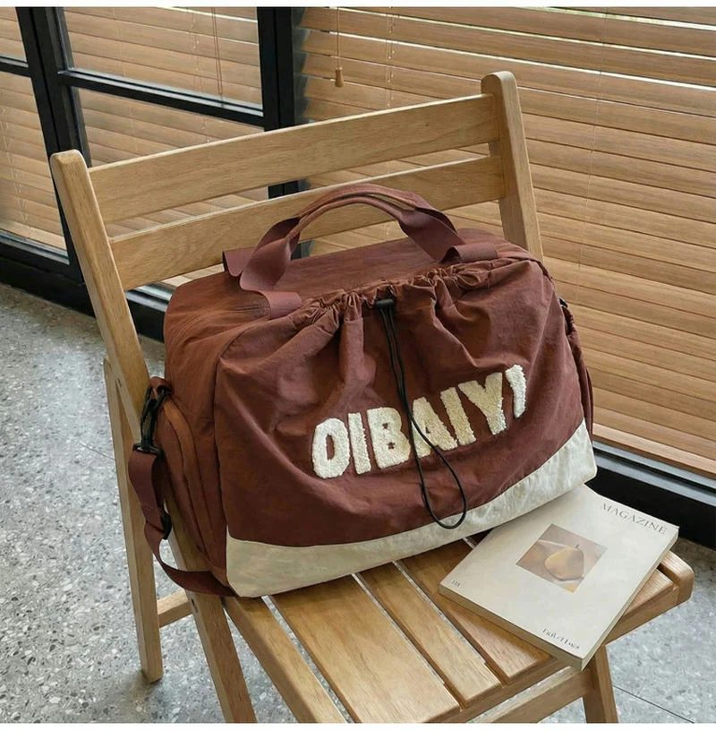 Sports Tote with Gathered Front Pocket FS-035 by Feima Bag