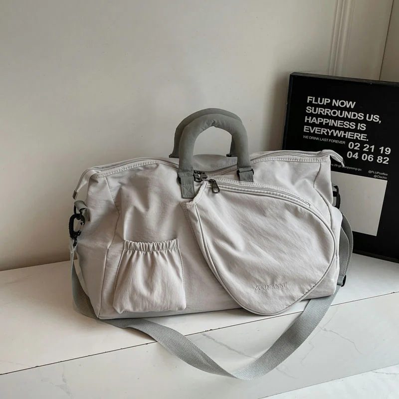 Racket Tote with Teardrop Front Pocket FS-037 by Feima Bag