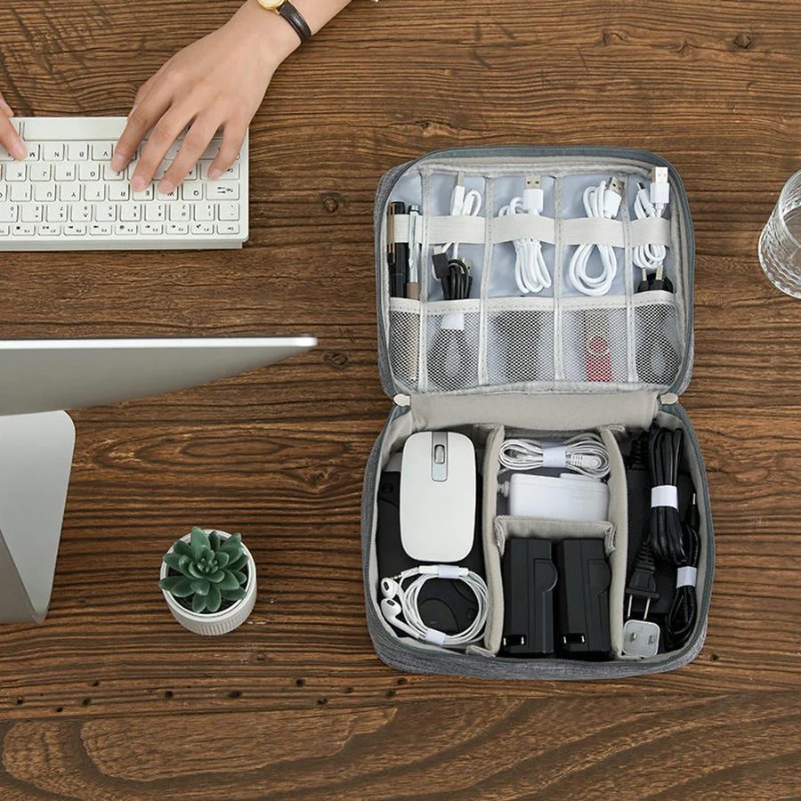 Accessory Organiser with Lid Bands and Lower Dividers FJ-035 by Feima Bag