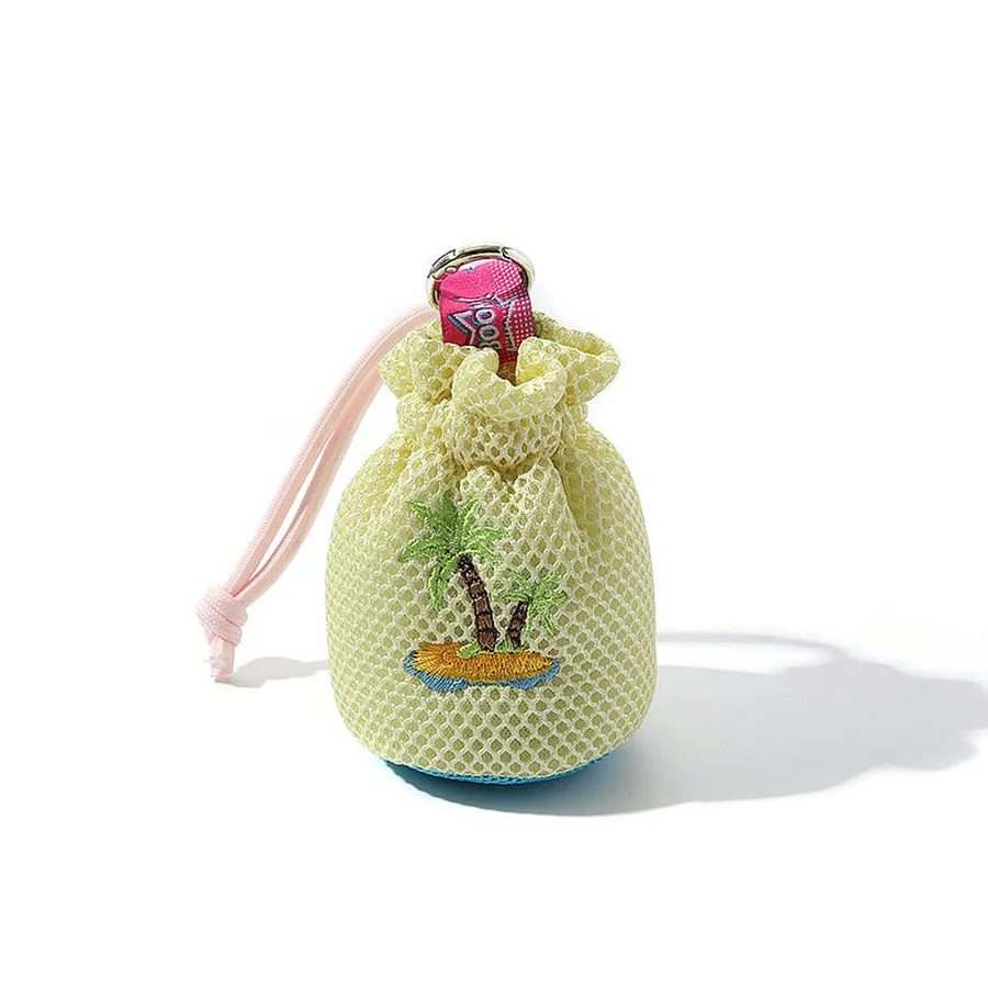 Mesh bottle pouch with a gathered neck FZ-018 by Feima Bag