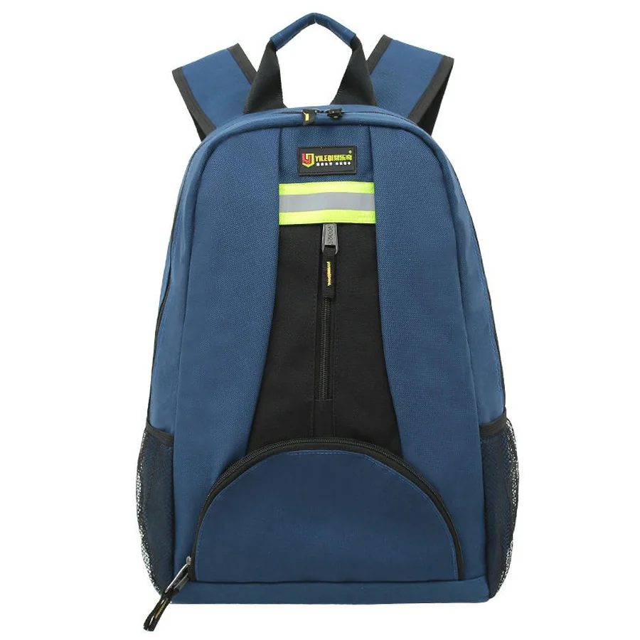 Tool backpack with vertical and curved front zips FT-004 by Feima Bag