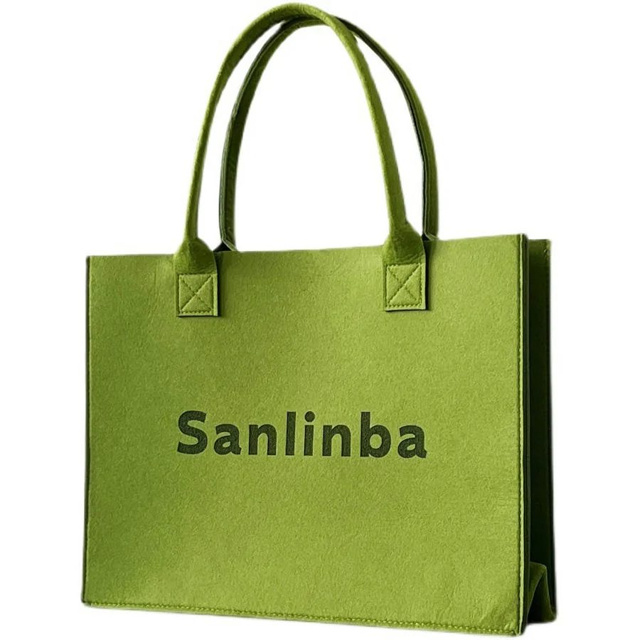 Two-size felt tote with matching handles FH-087 by Feima Bag